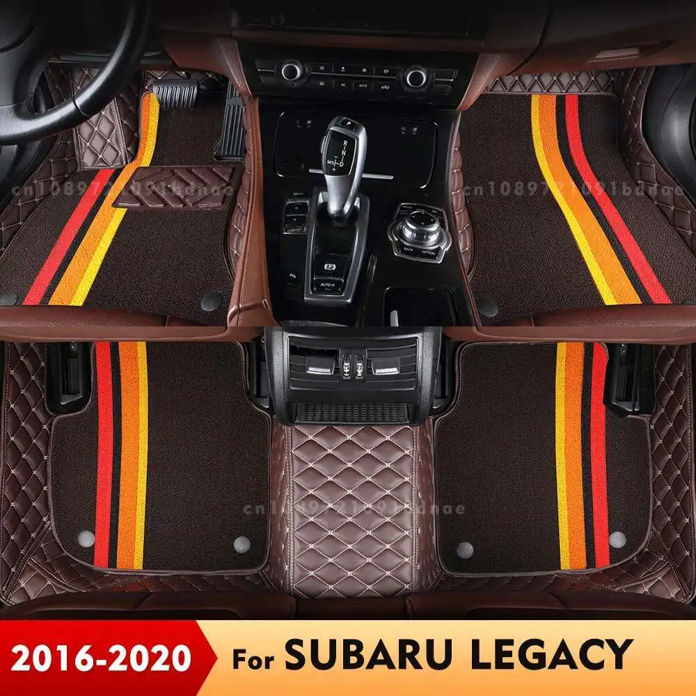 

Для SUBARU LEGACY 2016 2017 2018 2019 2020 двухслойные автомобильные коврики на заказ, автомобильные подушечки для ног, ковер, аксессуары для интерьера
