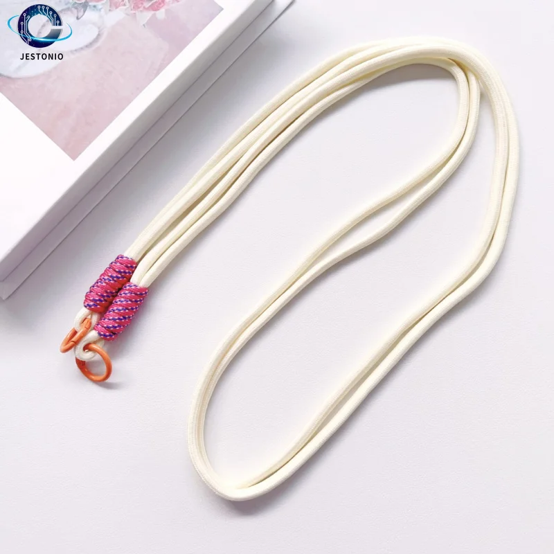 เคสโทรศัพท์แบบใหม่ สไตล์เรียบง่าย สีสันสดใส ลายบล็อกผมหยิก สายคล้องยาว อุปกรณ์เสริมกระเป๋าสะพายข้างสุดเทรนดี้ พร้อมสายคล้องขวดน้ำ