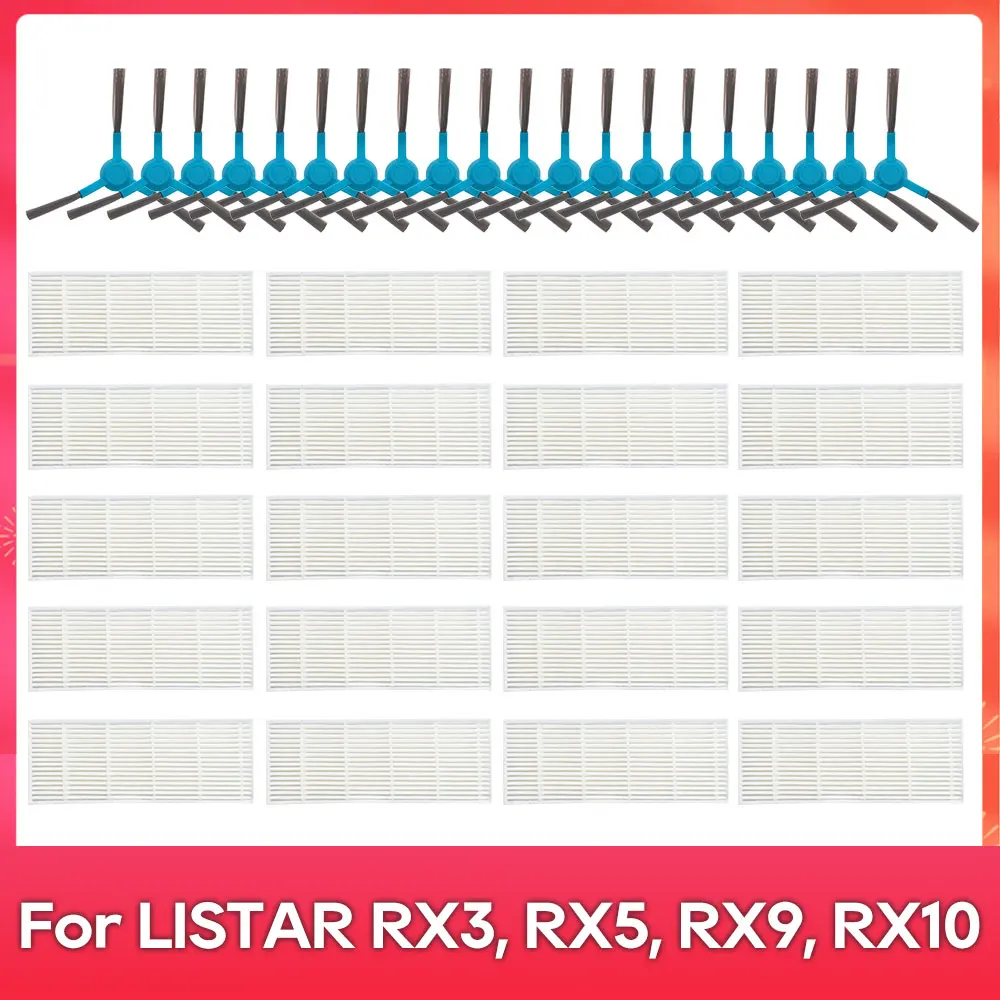 

Fit For ( 라이스타 로봇청소기 RX3, RX5, RX9, RX10 / LISTAR RX3, RX5, RX9, RX10 ) Robot Vacuums Part Main Side Brush Filter Mop