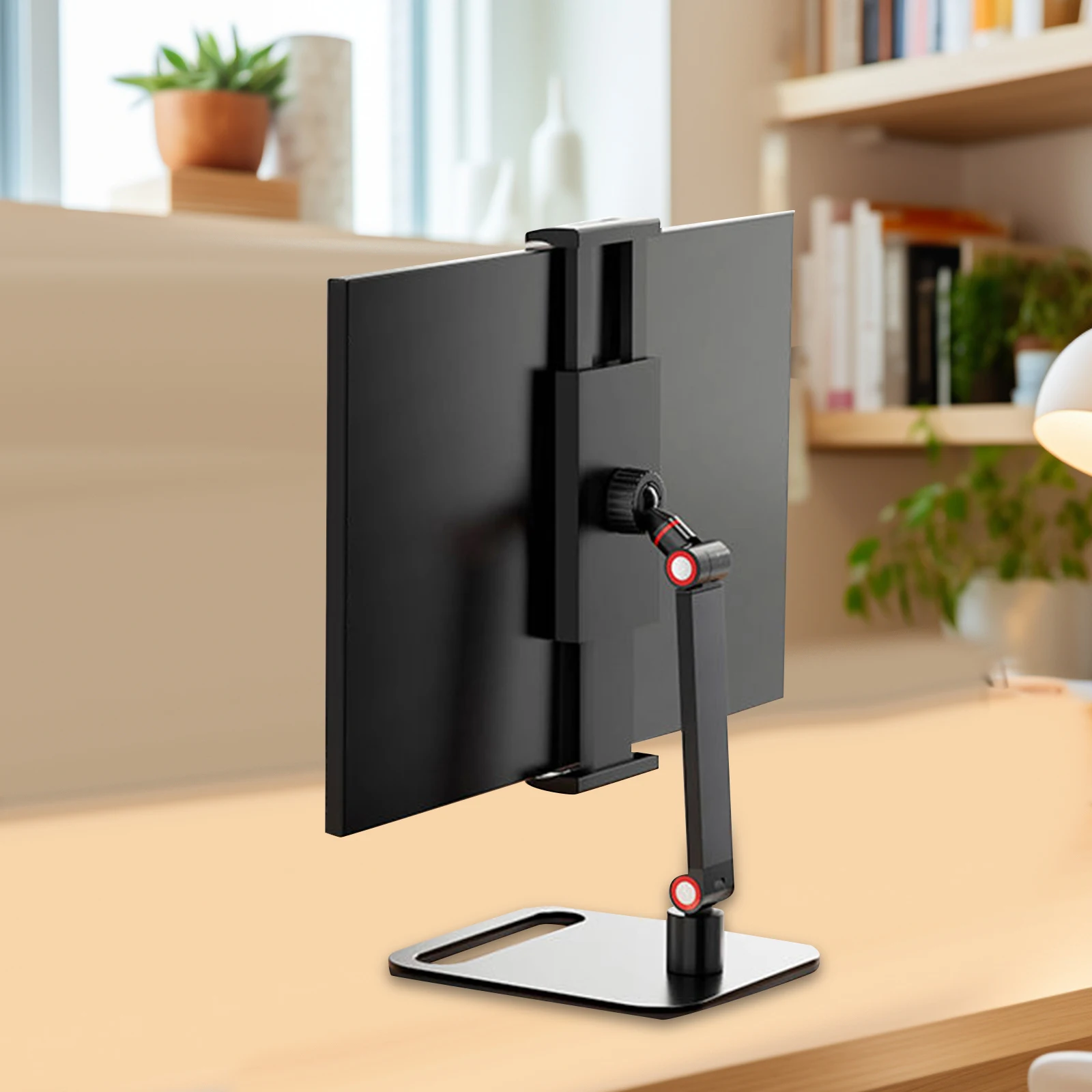 Imagem -03 - Monitor Portátil Desk Holder pc Stand Base Pesada Suporte Tablet Ajustável