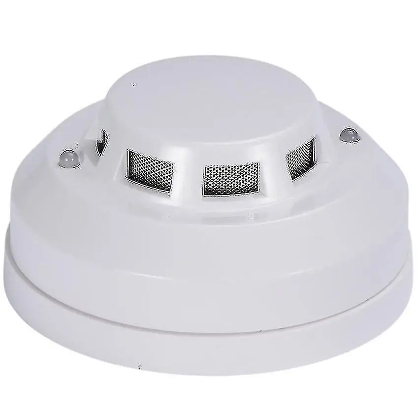 Wired Smoke Detector com alarme de voz, alarme de incêndio, rede alarme de incêndio, Sensor, DC 12V, 24V