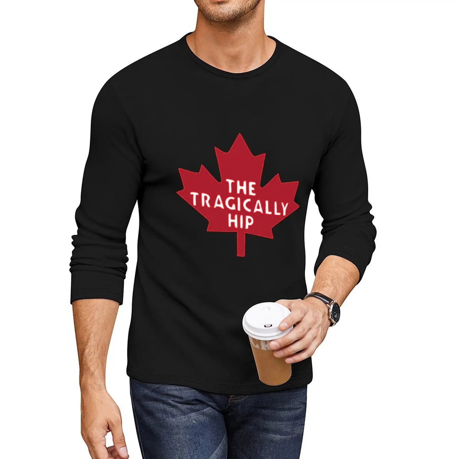 tragically hip logo (3) Long T-Shirt custom t shirts design your own men t shirt