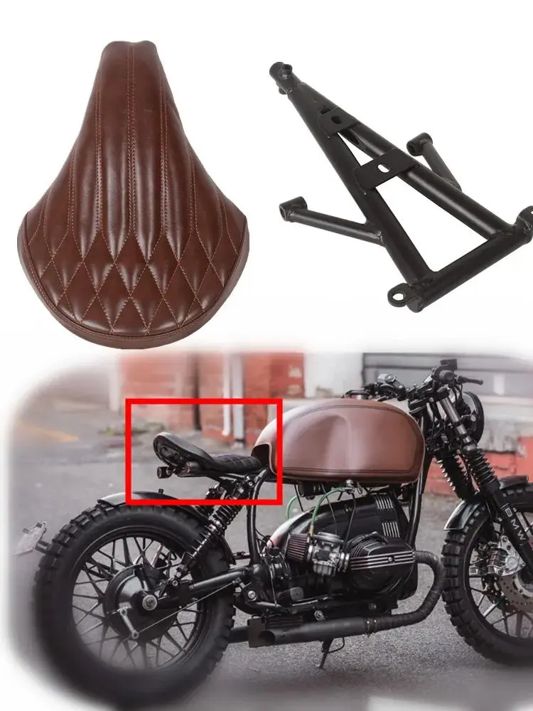 Cafe Racer Motorfiets Solo Seat Met Seat Houder Beugel Voor BMW R45 R60 R75 R80 R90 R100