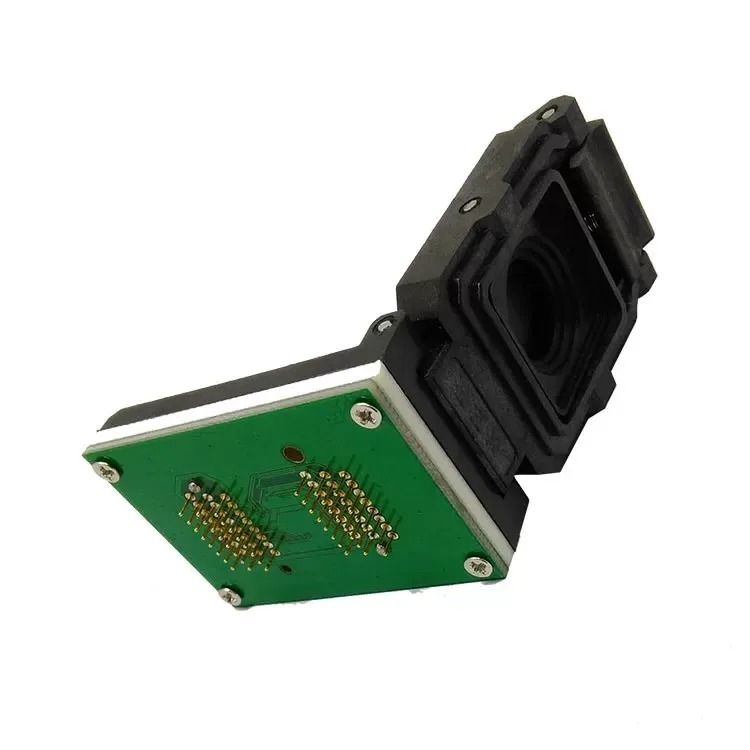 BGA63-0.8 Flip Cover Probe to DIP48 Programming Socket Flash Chip BGA63 Programming Socket