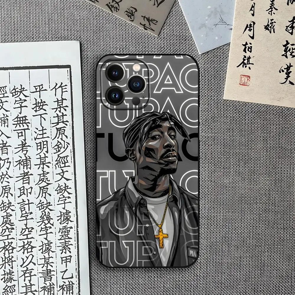 2pac Tupac Amaru Shakur Makaveli Mouse The Waves Pad For Xiaomi 14 12 Pro 11 13 Lite 10T 12X 11i F3 Note POCO M4 M3 X4 Cover