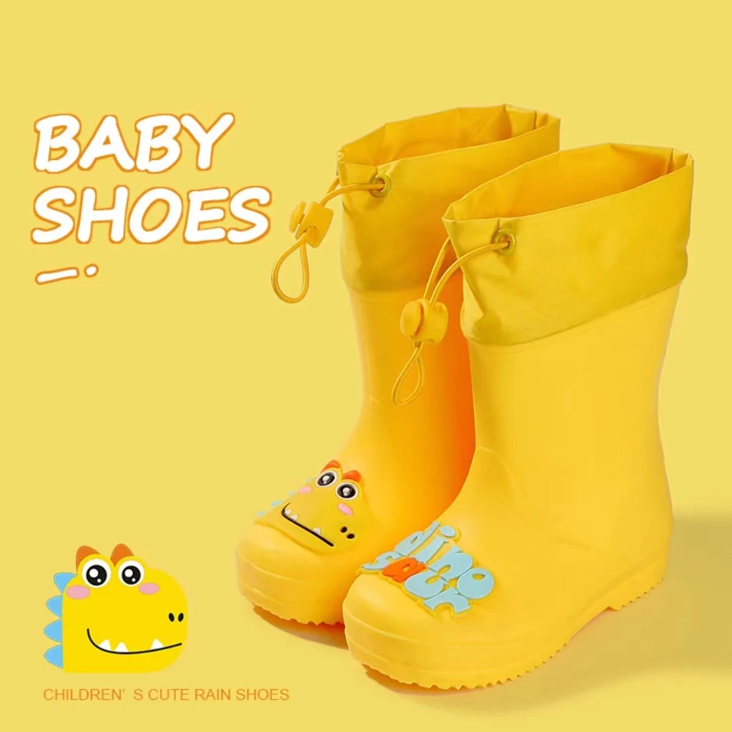 

Children's Cartoon Rain Boots Fashion Botas Kids Waterproof Shoes kindergarten Boys Girls Outdoor Rainproof Non-slip Water boots