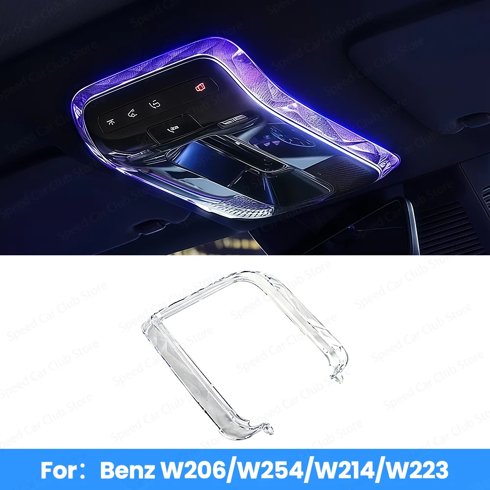 Crystal Reading Lamp for Benz C GLC EQE W206 X254 W214 E Class W223 S450 S480 S500 Car Interior Decorative Lighting