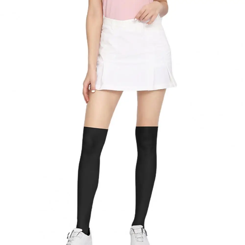 

Women Leggings High Elasticity Patchwork Sun Translucent Elastic Anti UV Seamless See through Golf Outdoor Pants Wome