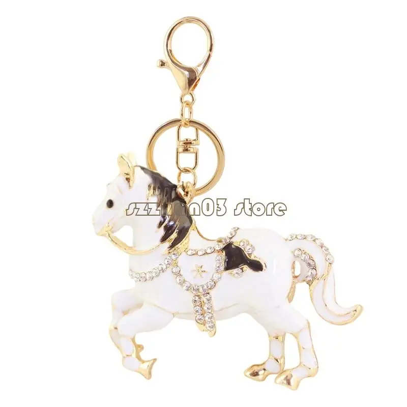367C Practical Horse Keychain Secure Convenient Solution for Organized Keeping