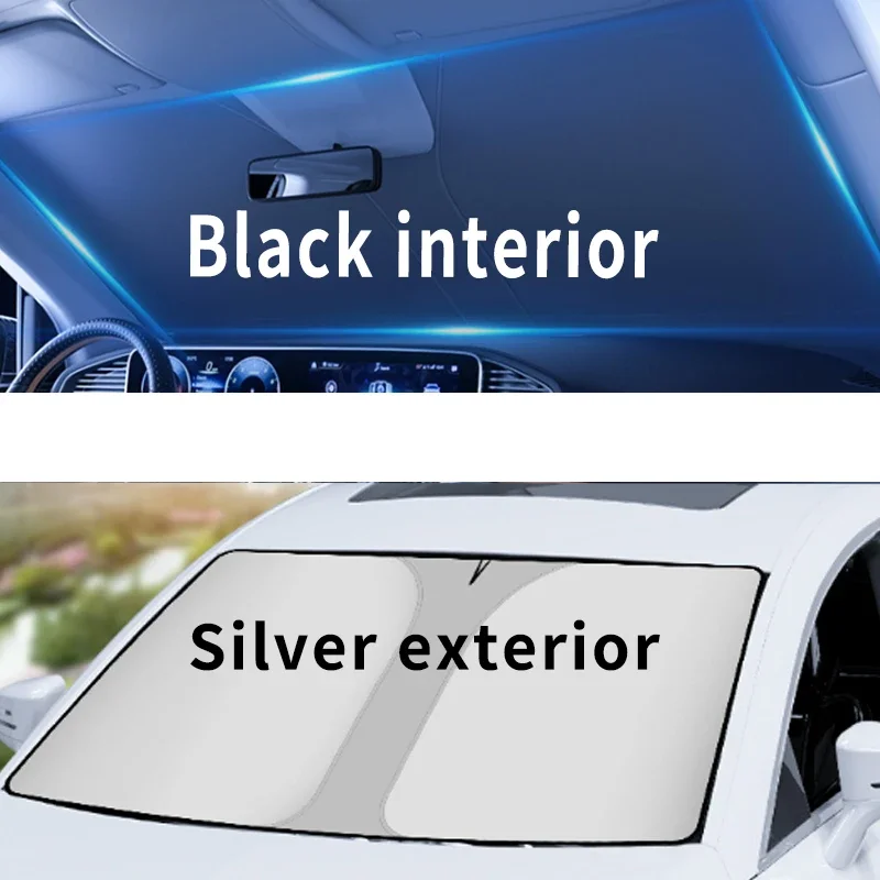 Car Sun Visor For Mercedes-Benz GLA GLC GLB GLE GLC GLS CLA Auto Front Windshield Sunshade Heat Insulation Summer Accessories - Image 3