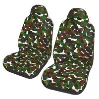 Army Camouflage Camo 2 Front Car Seat Covers for Cars Auto SUV Universal Protector Accessories