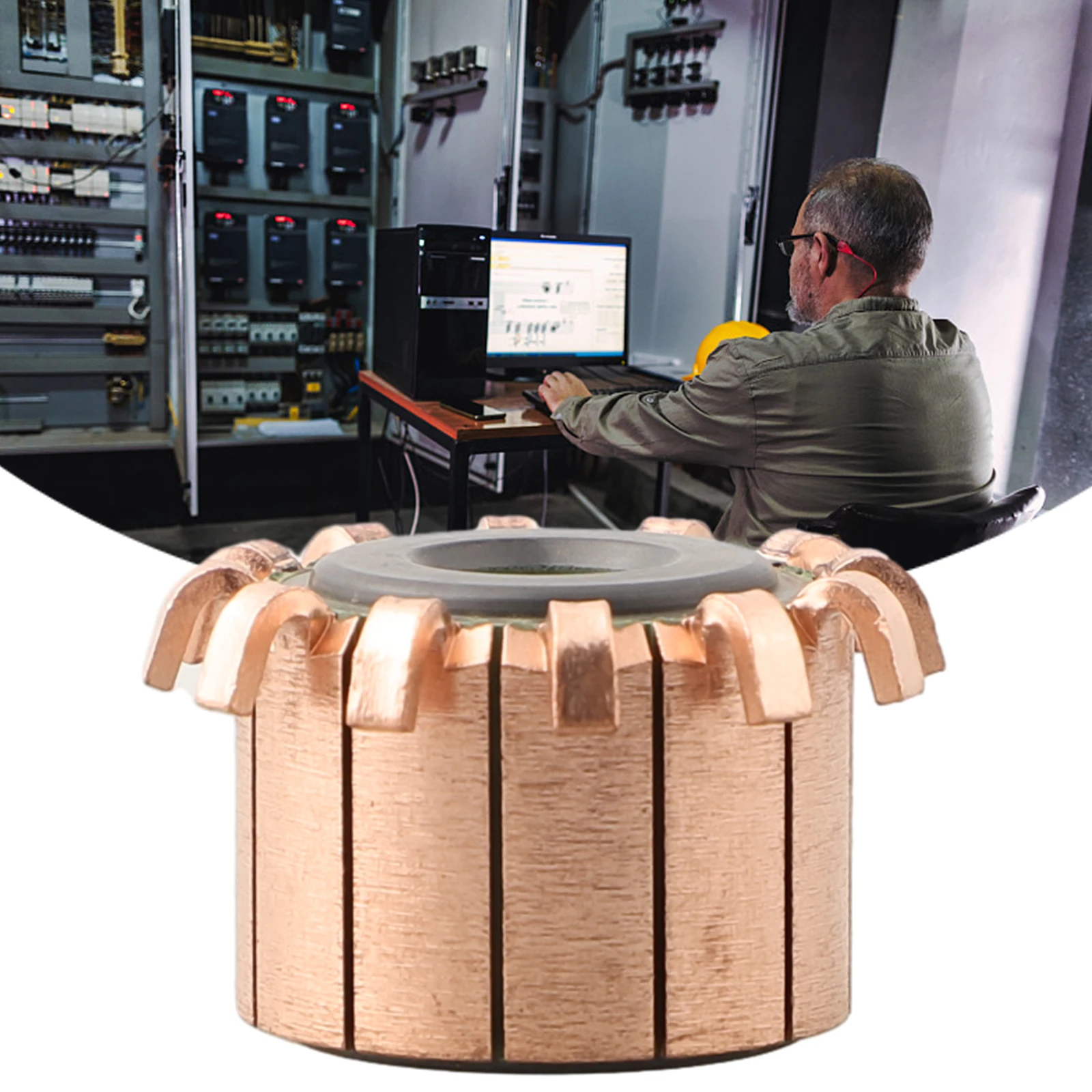 

12P Teeth Copper Hook Type Electrical Motor Commutator Car Motor Mini Drill On Armature Commutator Power Tools Accessories