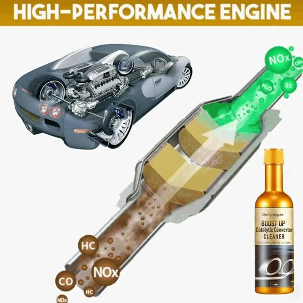 Car Cleaner Catalytic Easy To Clean Catalytic Converter Cleaner Engine Protection Improve Performance Lower Emission