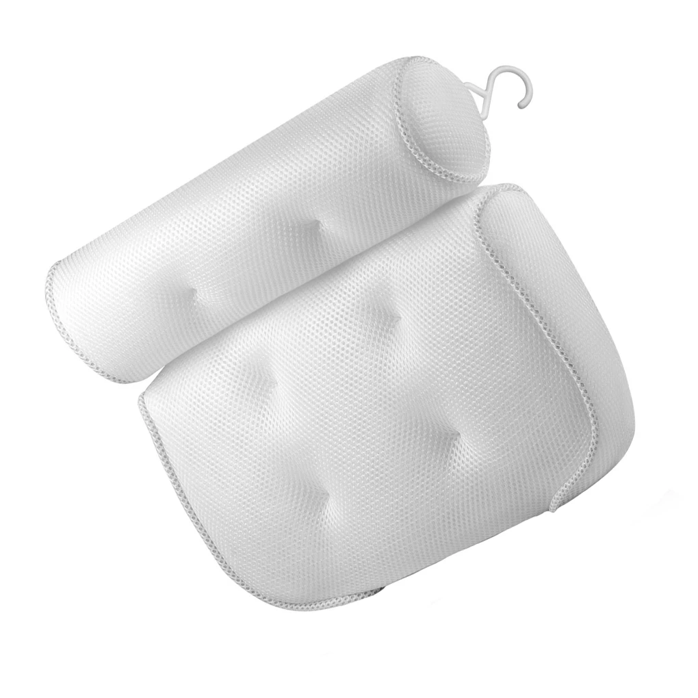 Bathtub Head Pillow Breathable Neck Support Cushion Headrest Cushions