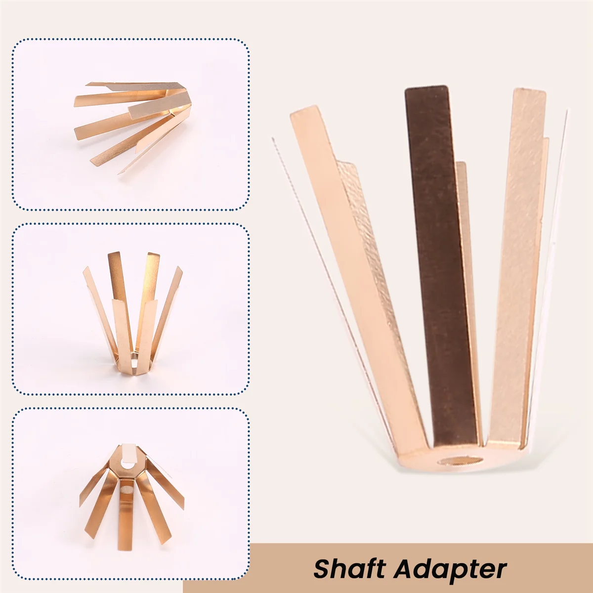 

LALA 20Pcs Golf Octopus Shims Golf Brass Adapter Spacer Shims for Golf Shafts Shim Adapter Golfing Club Shafts Accessories B