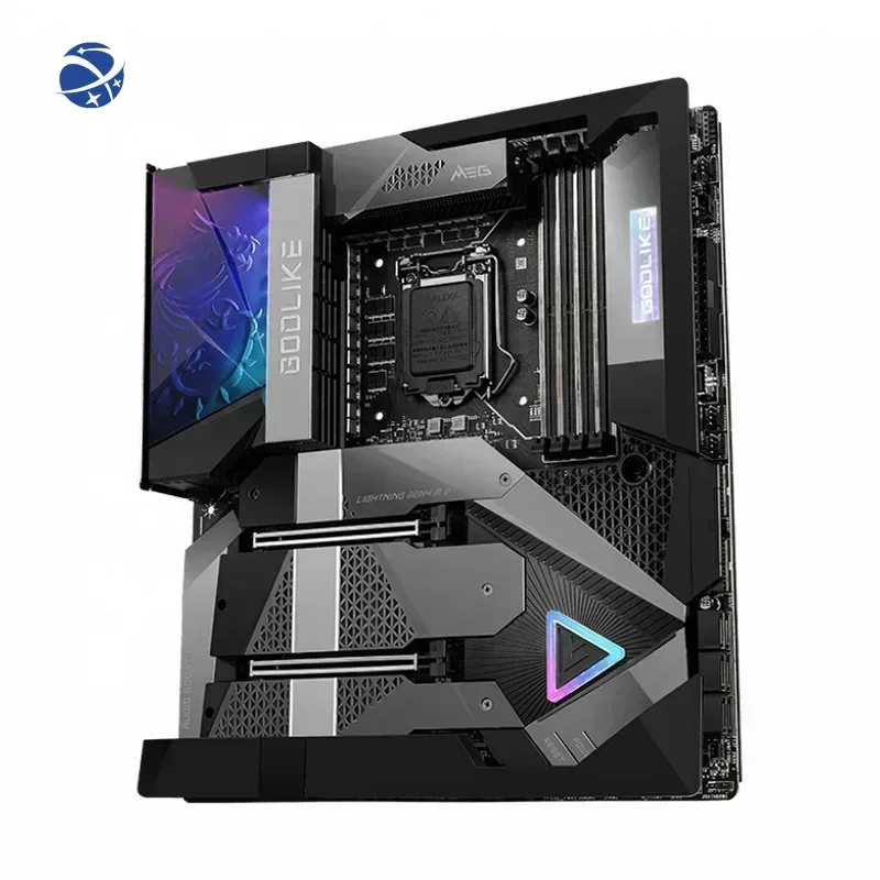 اللوحة الأم للألعاب Z590 GODLIKE (E-ATX، مقبس LGA 1200، DDR4، PCIe 4، فتحات M.2، Thunderbolt، Wi-Fi 6E، Mystic Light RGB)