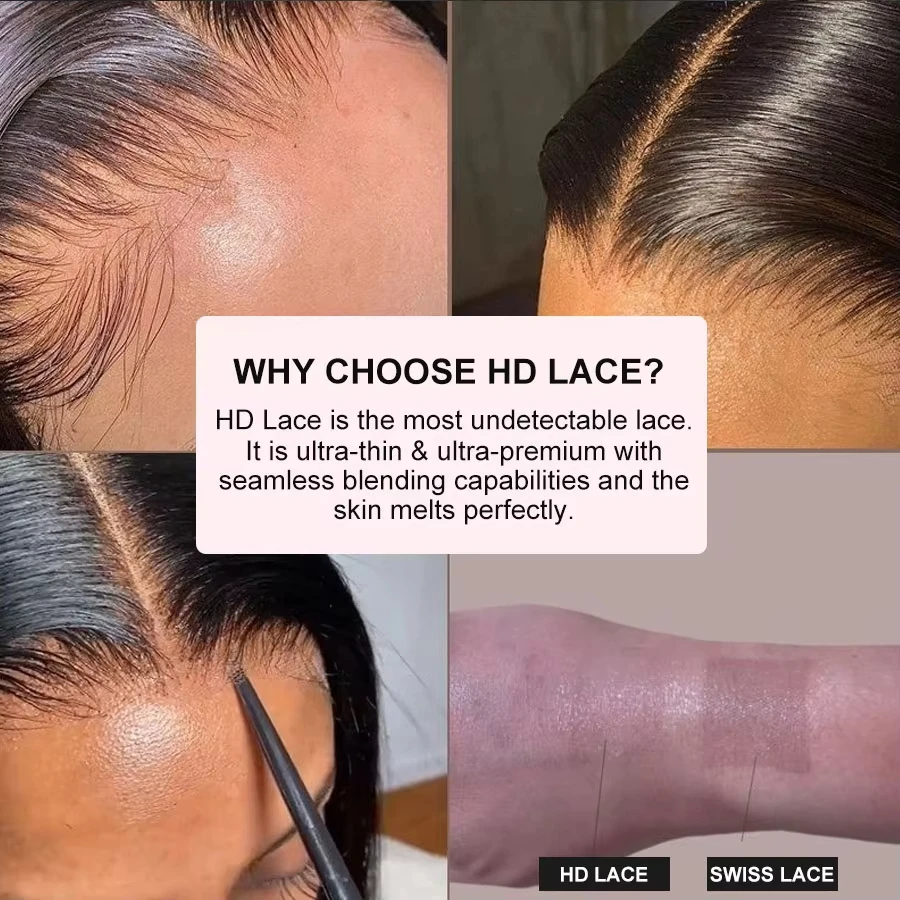 Elva قصيرة بوب شعر مستعار 13x6 HD شعر مستعار أمامي كامل مستقيم قطع شعر مستعار قبل قطعها البرازيلي خصلات الشعر المستعار الإنسان للنساء ريمي Skinlike الدانتيل