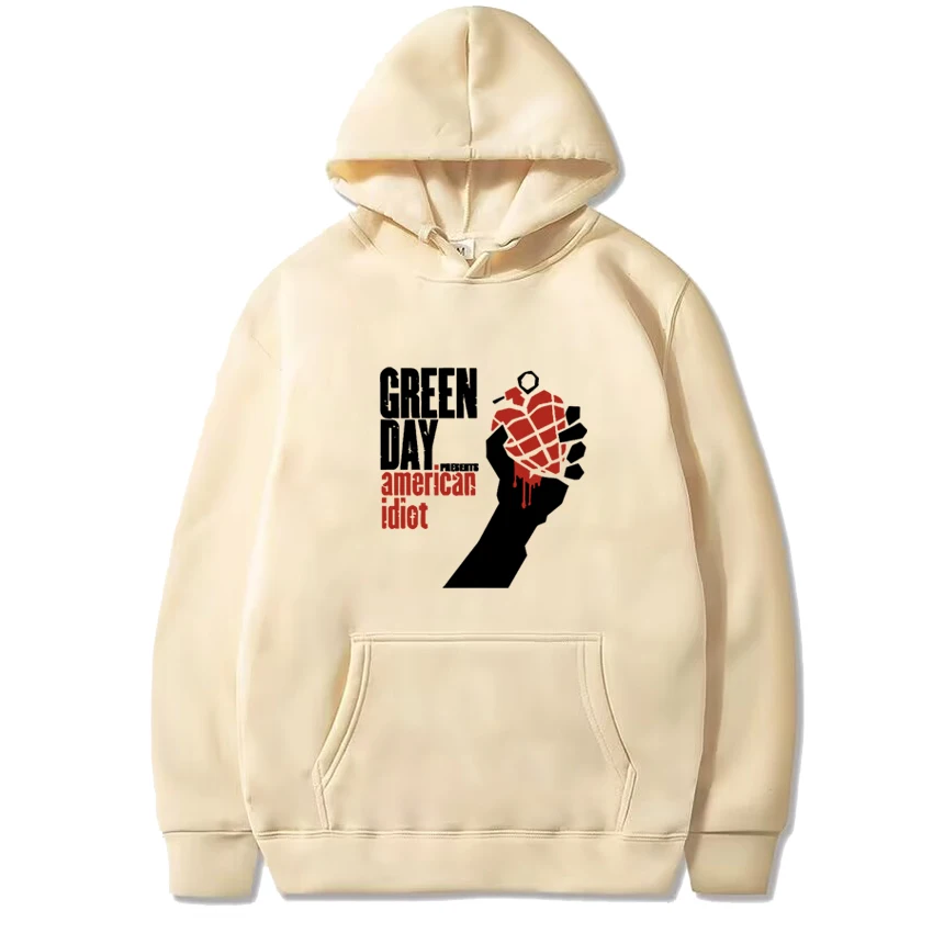 Hot Sale New in GREEN DAY Printed Hoodies Unisex harajuku fashion Y2k Sweatshirt Men women Fleece Long sleeve pullover Coat Tops