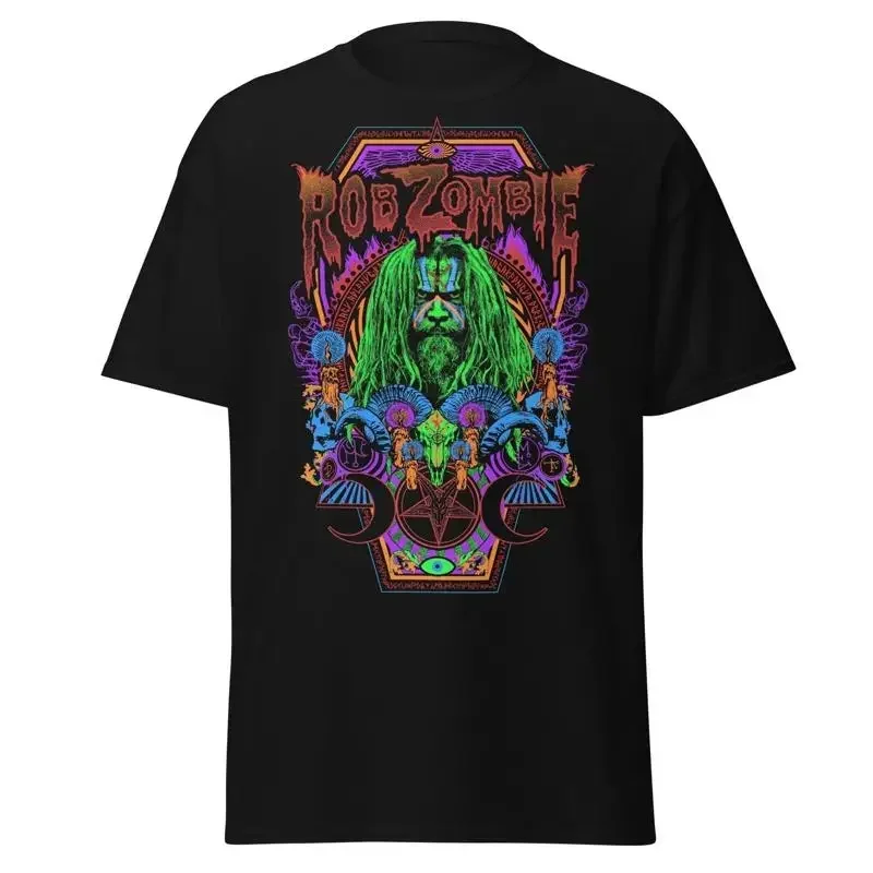 Rob Zombie Pyschedelic Jumbo Print T Shirt