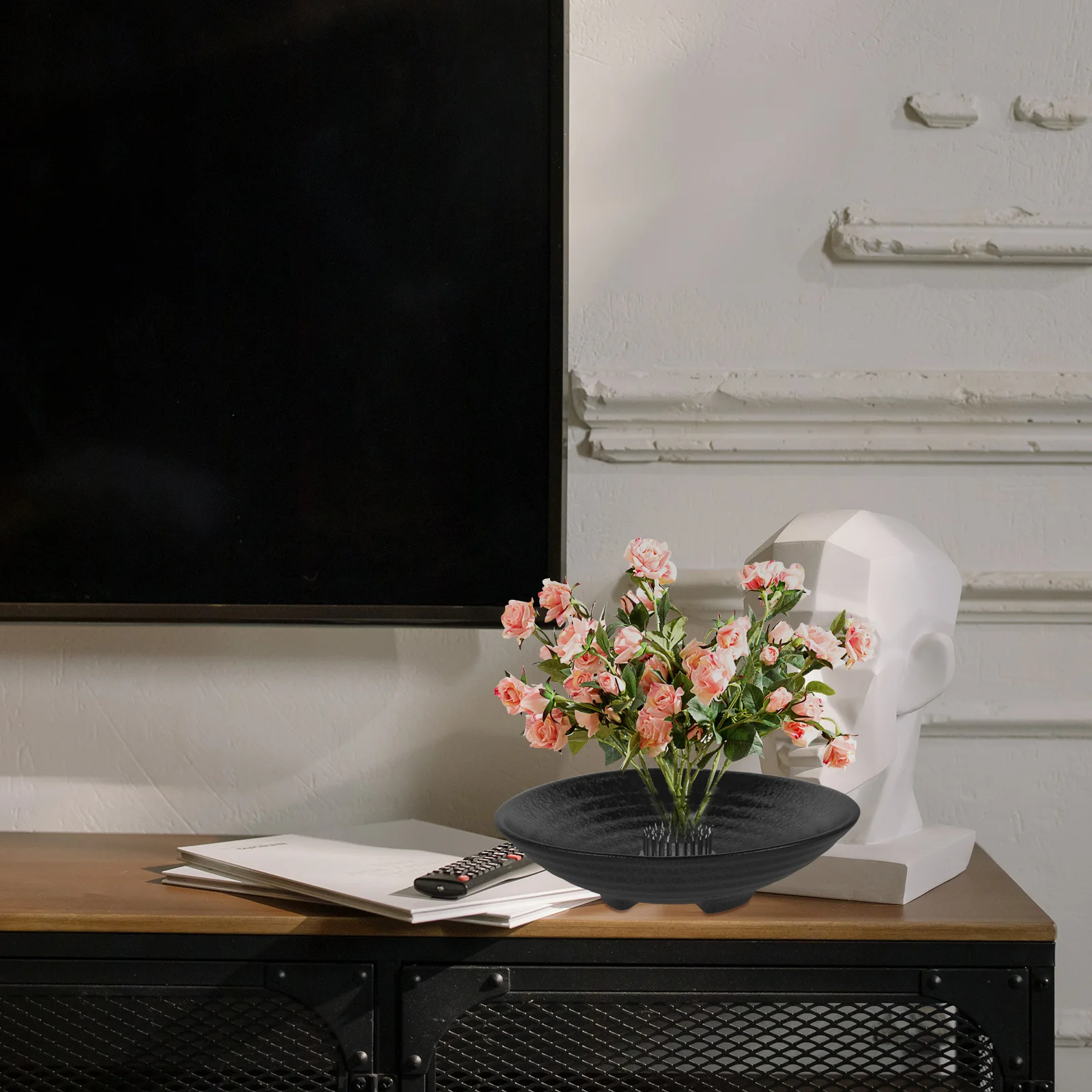 

1 set 1 Set Small Bonsai Pot Japanese Style Flower Arrangement Holder Transparent Tube Vase Hydroponic Plant Bowl Desktop Flower