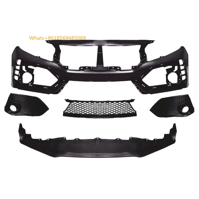 Auto Car Body Part New Front Bumper Assy  2016-2021 PP Material Typer Style Front Bumper