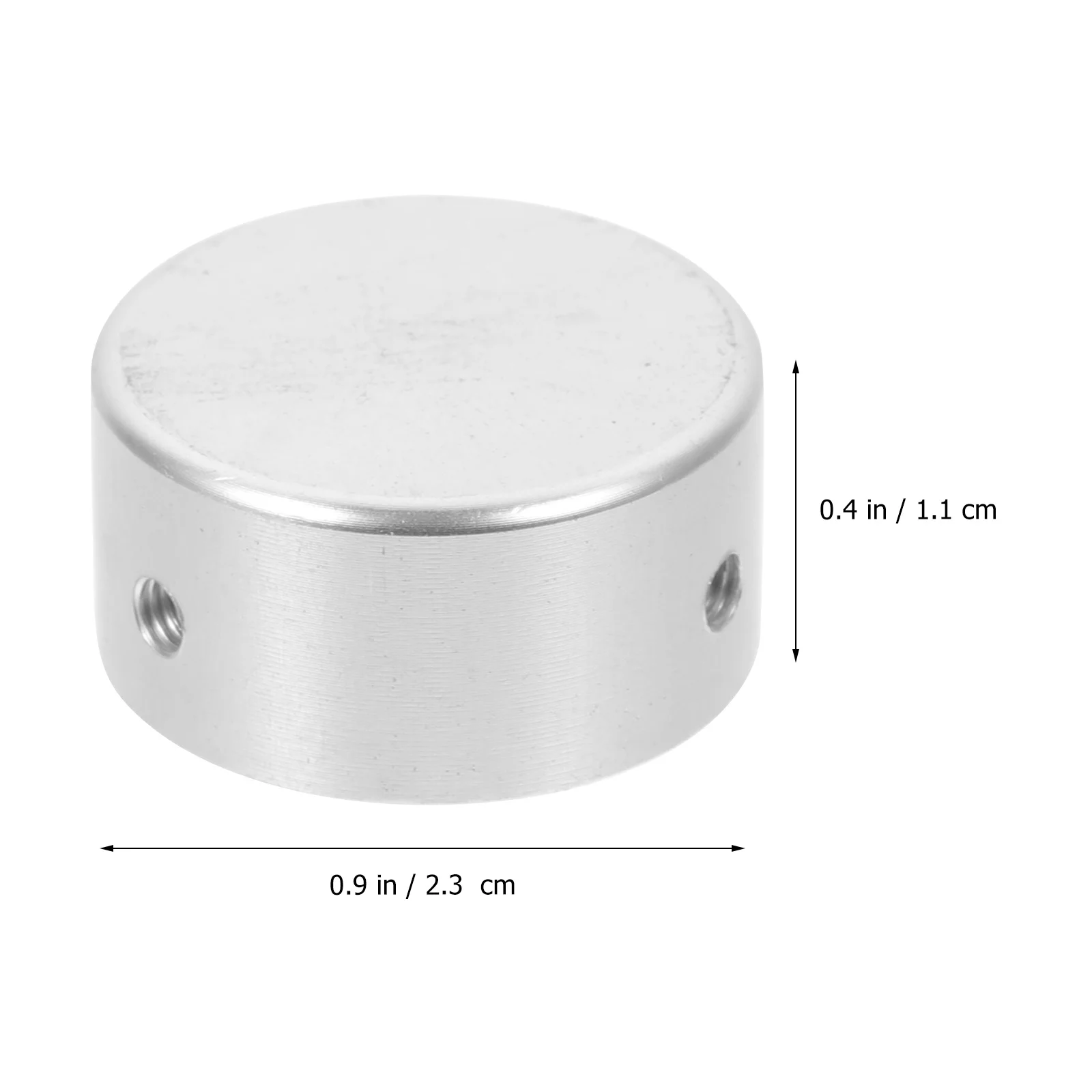 

6Sets Guitar Effect Pedal Footswitch Toppers Replacement Durable Metal Knob Caps Portable Guitar Effect Accessories