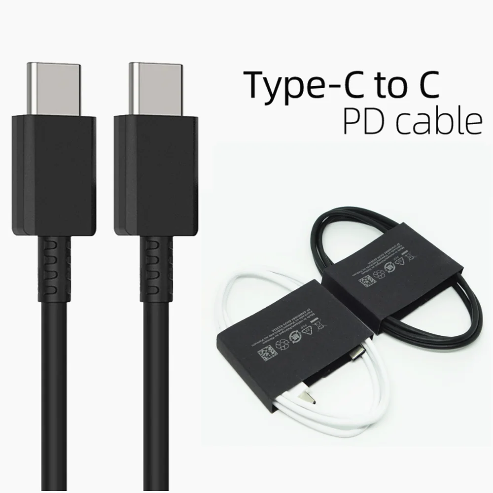 

50pcs 3A Fast Quick Charging cable 1m 3ft PD Type c to Type c USB-C data Charger Cable For Samsung s8 s10 s20 s21 Huawei htc lg