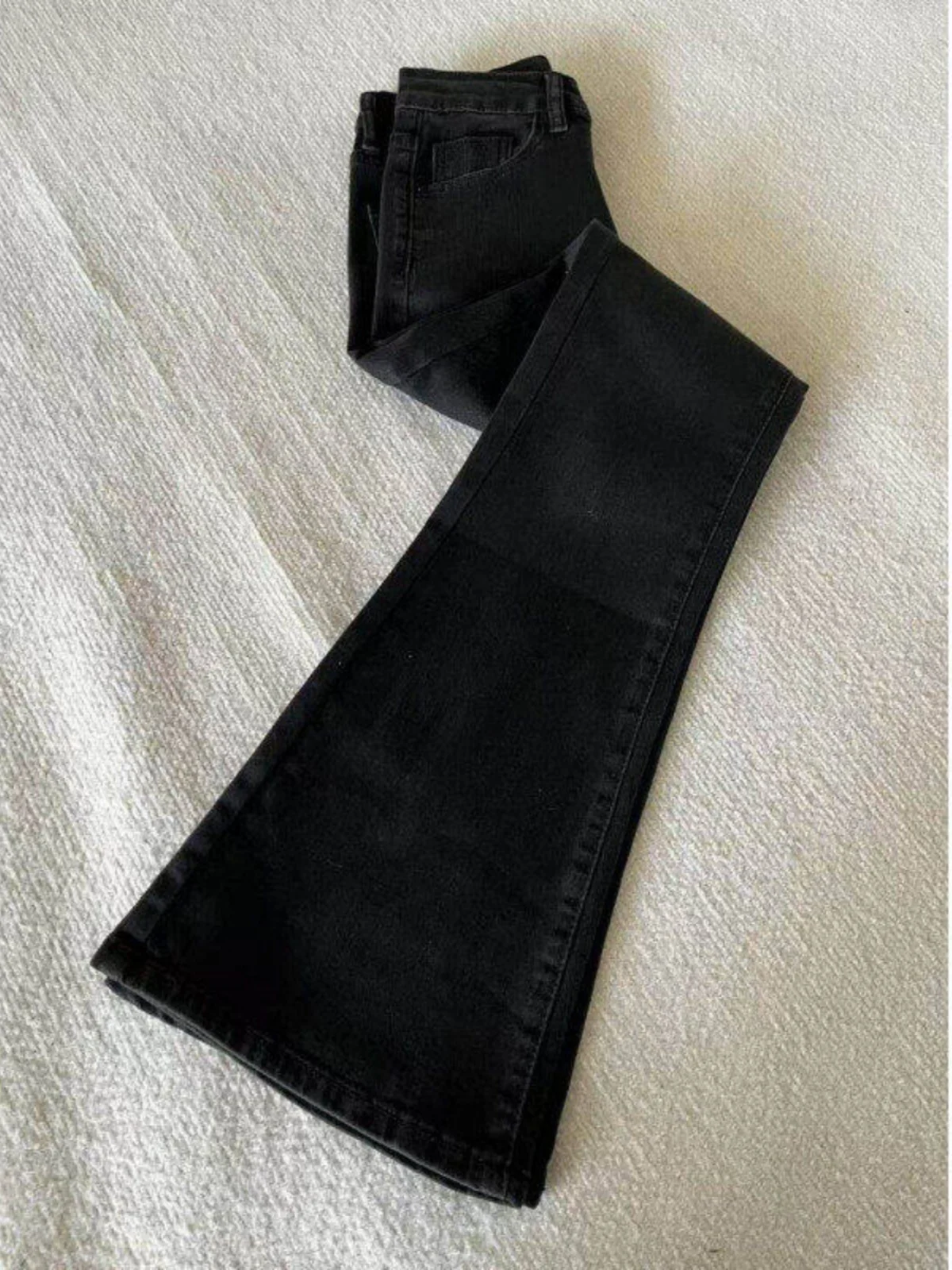 Witte jeans met hoge taille en wijde pijpen Heren lente herfst Cleanfit mes Amerikaanse High Street slanke rechte buisbroek