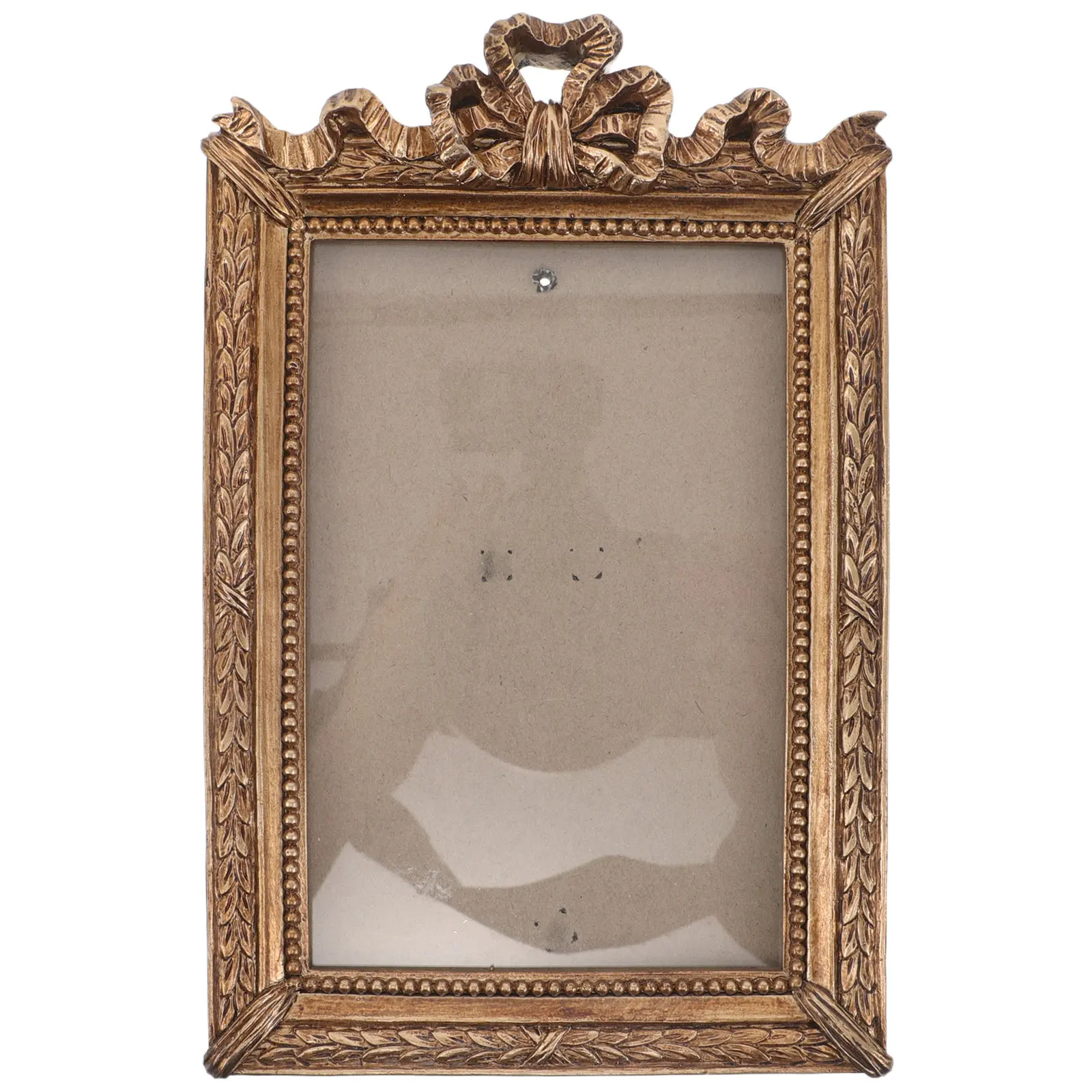Engraved Carved Photo Frame 5x7 Inch Wooden Vintage Style Decorative Picture Frame for Wall Hanging and Home Gifts
