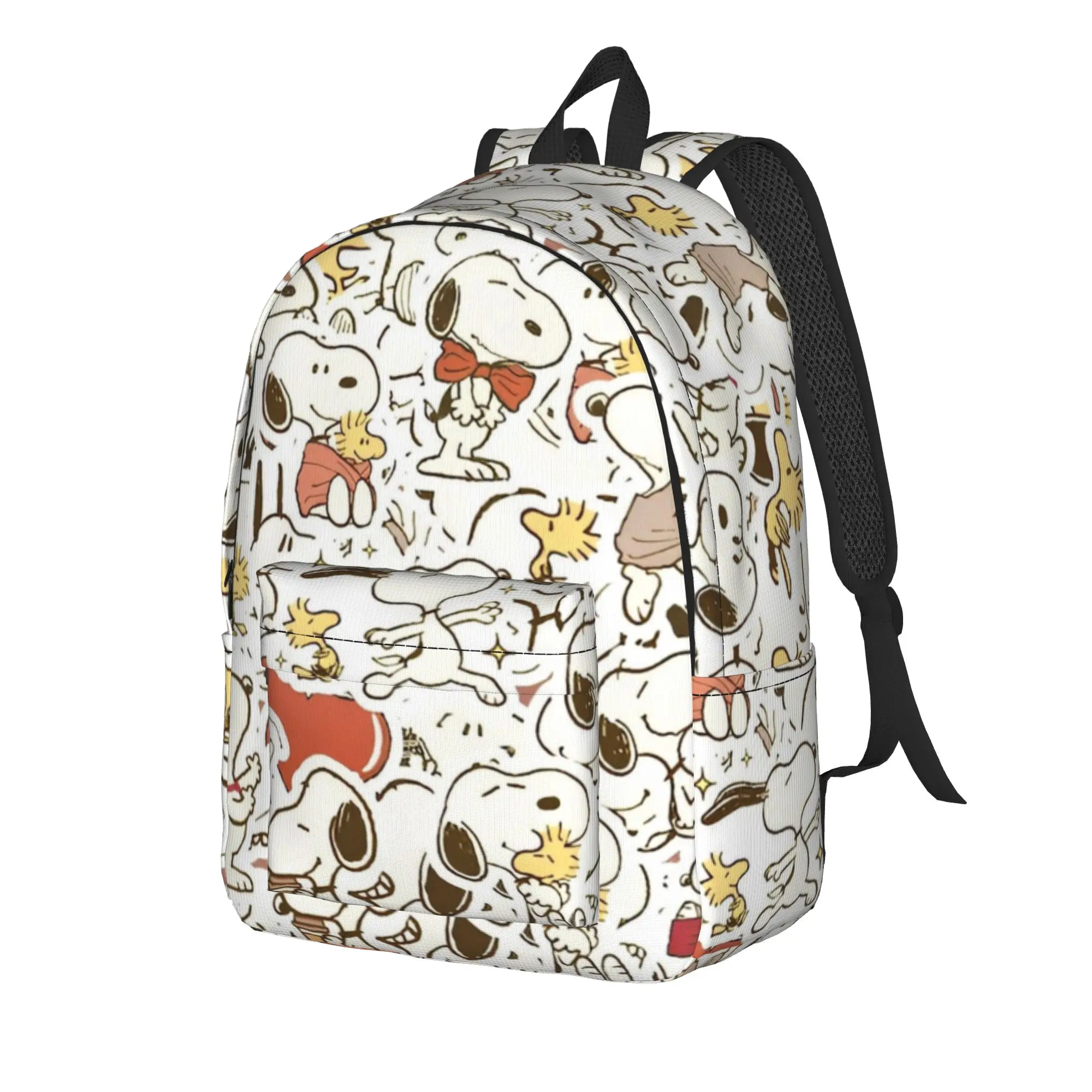 Snoopys Cartoon Backpack for Men Women Fashion Student Business Daypack  Laptop Canvas Bags Outdoor