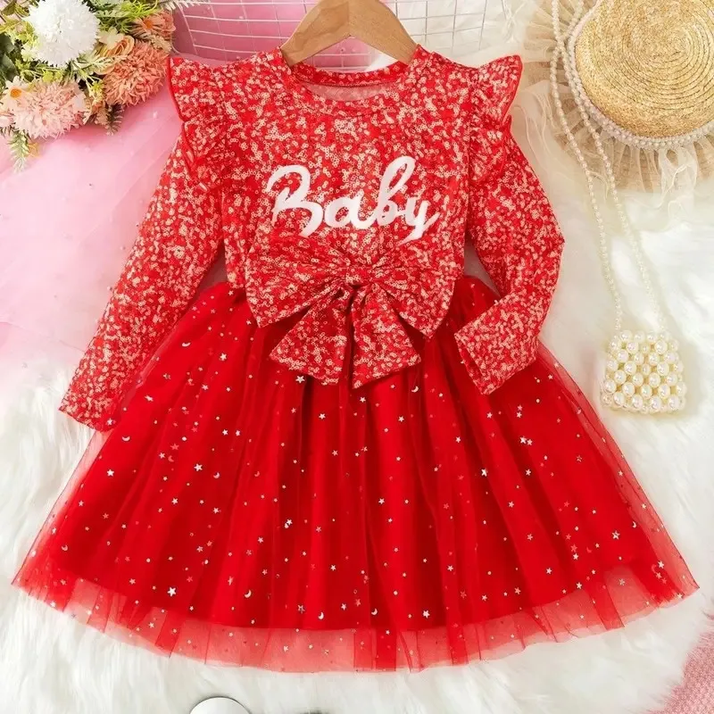 

NEW Girls Princess Tulle Dress with Headband Purse Glitter Gown Kids Party Halloween Costume Full Set Accessories