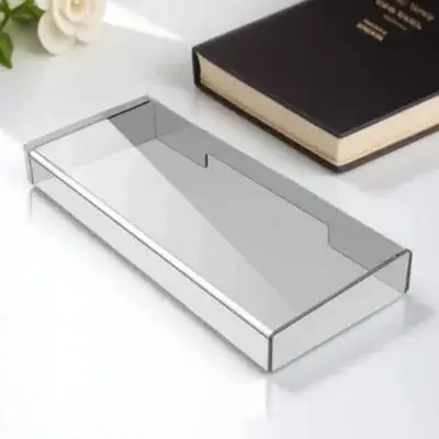 Dustproof Waterproof Transparent Acrylic Keyboard Cover Protective Case for Standard Mechanical and Membrane Keyboards Removable