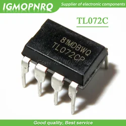 10pcs/lot TL072CN TL072 TL072C TL072CP DIP-8 Operational Amplifiers - Op Amps Dual Low Noise JFET new original