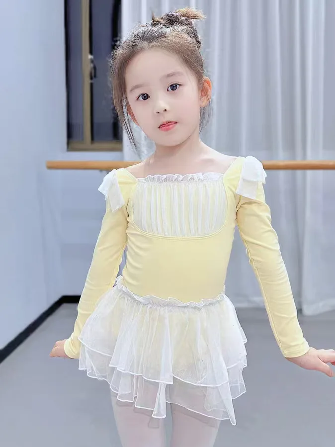 子供ダンス衣装バレエレオタード女の子スカートダンス衣装ステージ衣装プリンセスドレス女の子のためのプロのバレエチュチュ