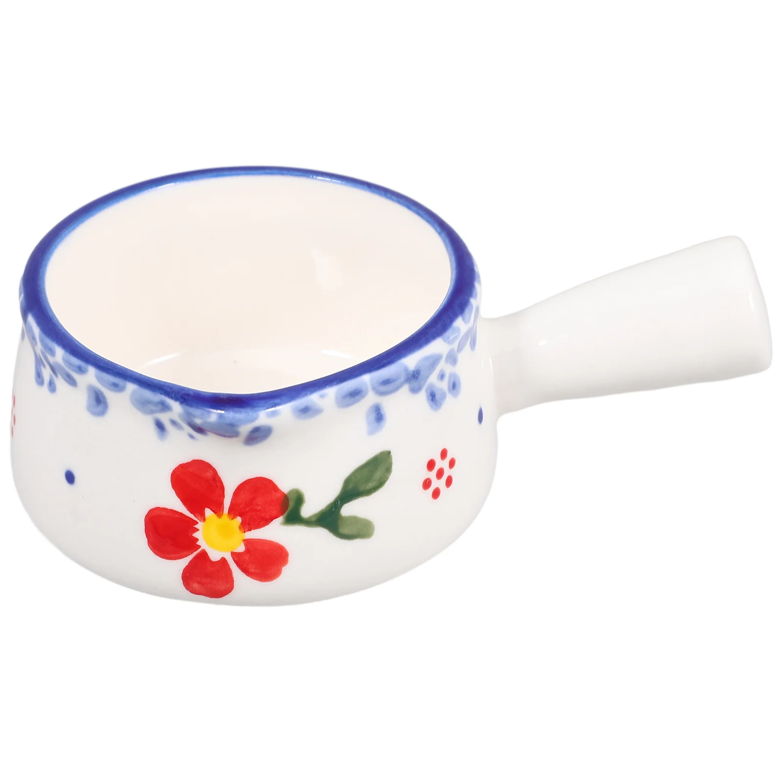 

Ceramic Small Milk Jug Creamer Pitcher Single Handle Coffee Syrup Dispenser Multi-Use Ceramic Milk Container Coffee Bar Supplies