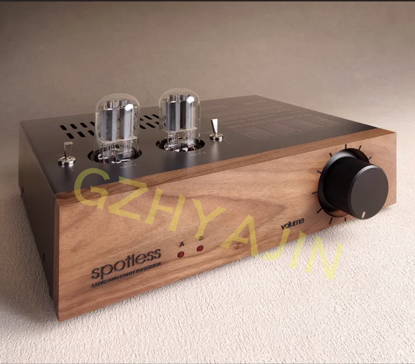 

New [spotless] V1 wooden panel front and back stones HiFi fever combined desktop amplifier