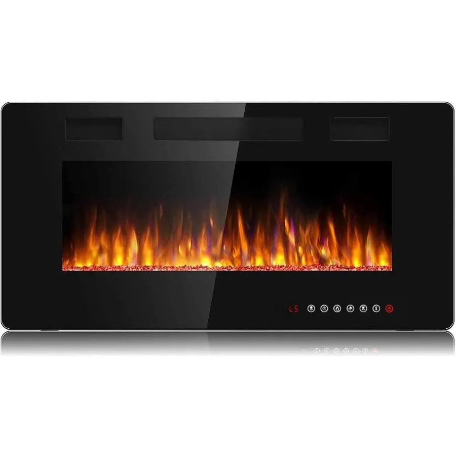 36 بوصة رقيقة جدا الصمت الخطي مدفأة كهربائية إدراج راحة الحائط الموقد ل 2x4 و 2x6 مسمار الإعلان