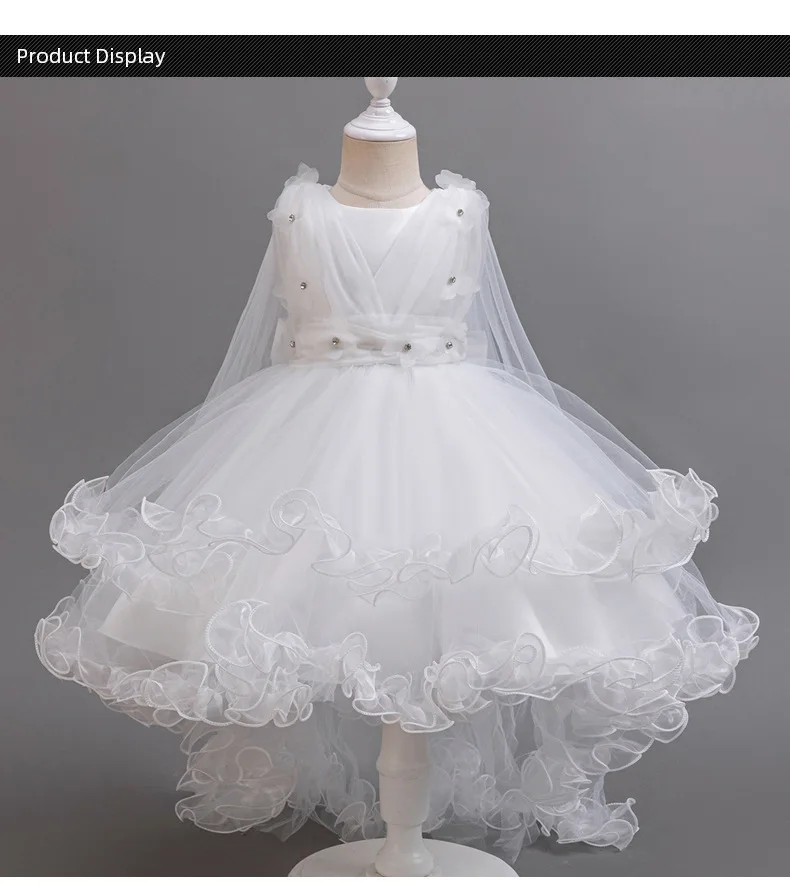 

Puffy Dress For Girls 2 To 10 Years, 2026 New Princess Dress For Summer Performance, children's Birthday Party Dress