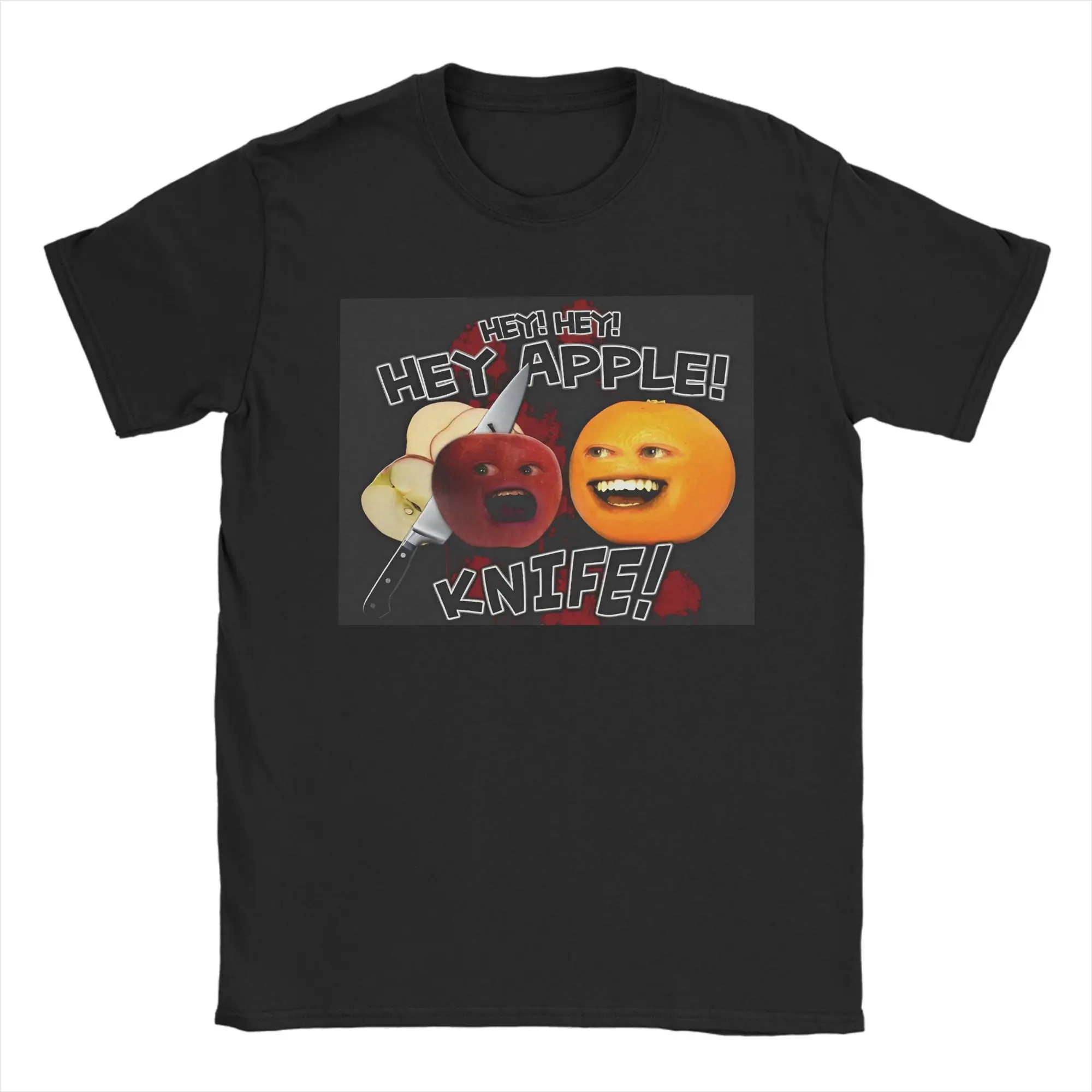 Funny Annoying Orange Jersey  T-Shirt Summer  Pure Cotton T Shirts For Man Casual Tshirt Short Sleeve Street Style Top Tees