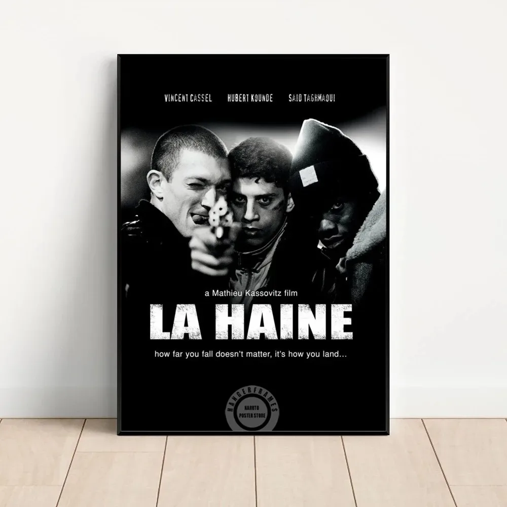 La Haine 1995 Movies Prints The Hate Poster Bar Paper Vintage Poster Wall Art Painting Bedroom Study Stickers