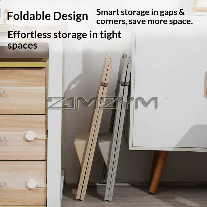 Folding Ladder Step Stool Portable 2 Step Thickened Foldable Plastic Stool Home Kitchen Camping