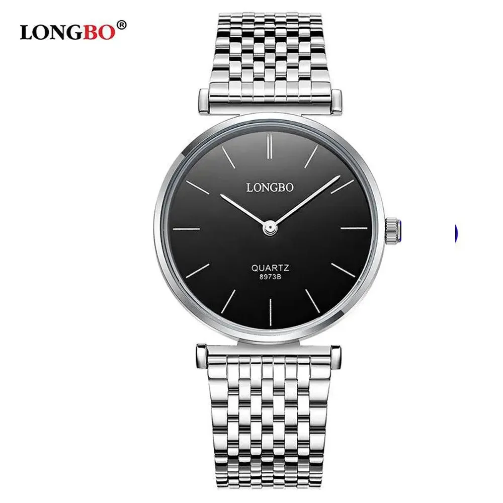 

Fashion Longbo Luxuary Lovers Watch Classic Business Style Waterproof Men Clock Women Watches Charms Analog Wristwatches Free Bo