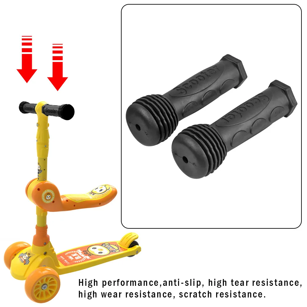 Rutschfeste Gummi-Fahrradlenkergriffe Dreirad-Roller-Lenker für Kinder Fahrradlenker Reitzubehör – Detail 15