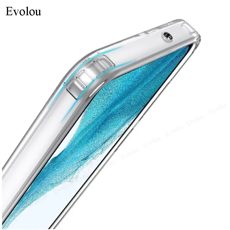 For Samsung A54 A14 A34 Magsafe Wireless Charging Clear Soft Case For Galaxy S23 Ultra S22Plus S21 Acrylic Hard Shockproof Cover