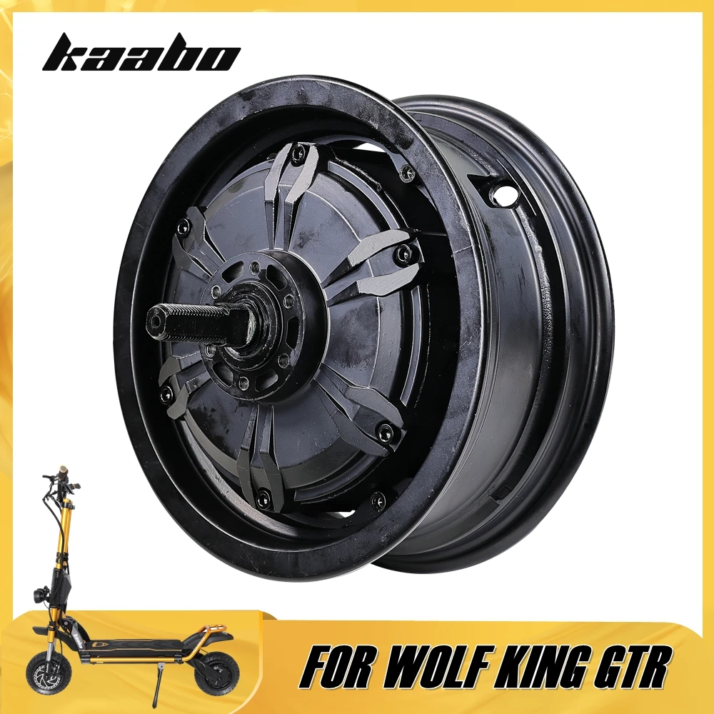 

ZL12 12-дюймовый двигатель 72 В 2000 Вт для электрического скутера KAABO WOLF KING GTR WOLF KING GTR MAX, передний и задний бескамерный двигатель
