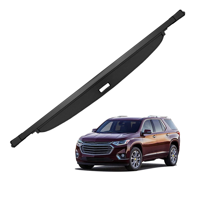 

For Chevy Traverse 2018-2025 Cargo Cover Trunk Retractable Parcel Rack Waterproof Shield Privacy Cargo Cover Auto accessories