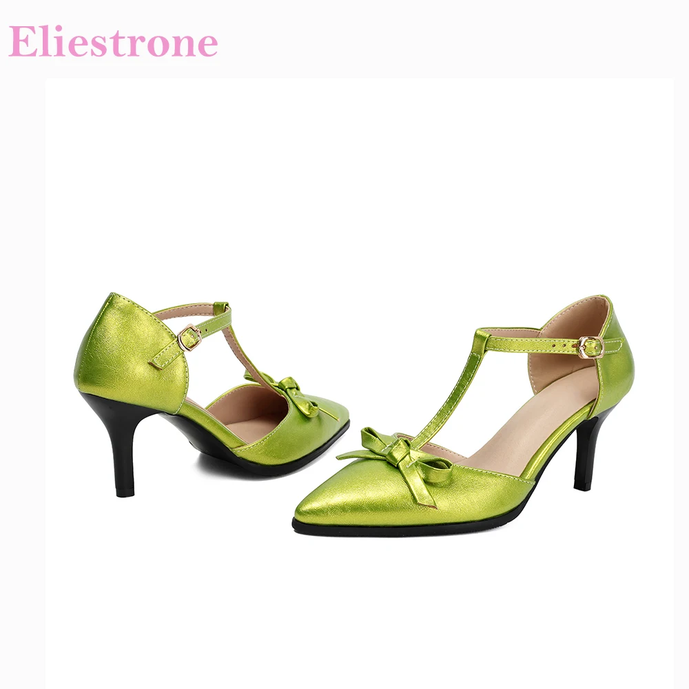 2026 Summer Fashion Ankle Strap Sandals for 8CM High Thin Heels Oversize Lady Daily Shoes Large Plus Size 12 43 48