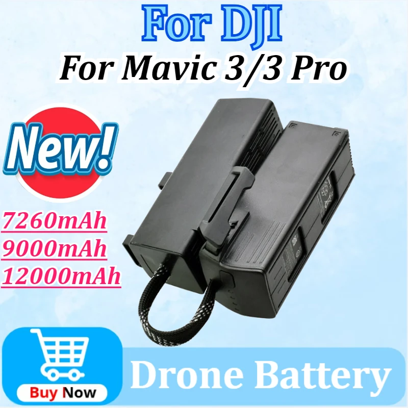 

7260mAh/9000mAh/12000mAh Intelligent Flight Batteries For DJI Mavic 3/3 Pro Classic Drone Accessories High Quality
