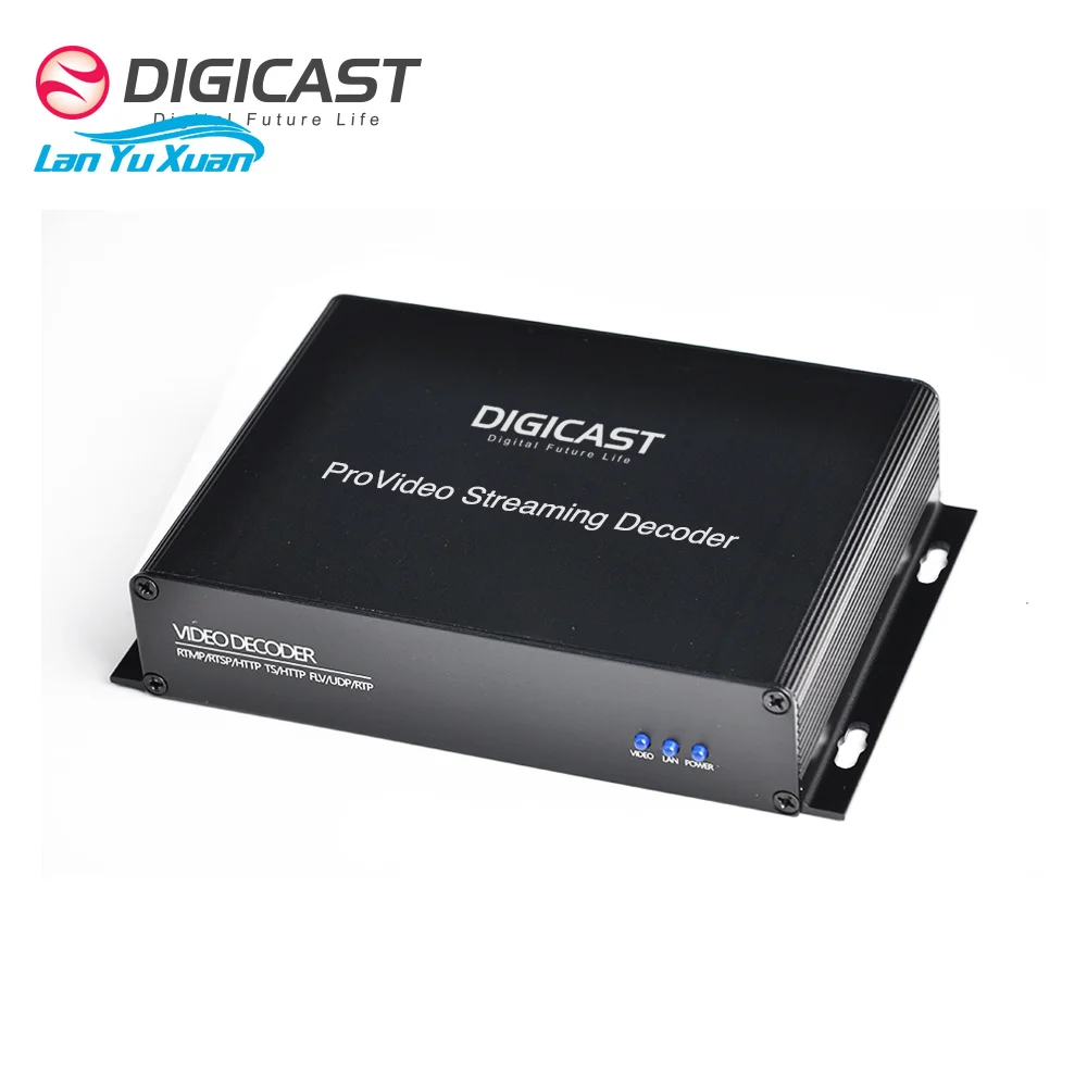 H.264 Multi Channel 4K 60fps Low Latency IP Video Decoder with RTSP/HTTP Support for Hotel TV Application-DIGICAST