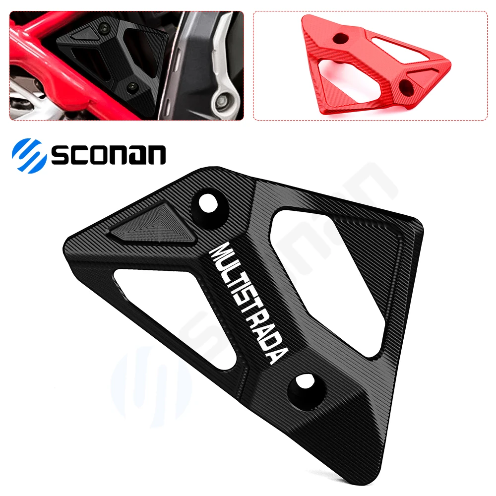 For DUCATI Multistrada V4 V4S Sport Pikes Peak / Rally 2022 2023 2024 Motorcycle Aluminum Voltage Regulator Cover Accessories